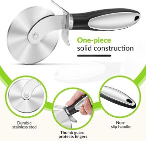 Pizza Cutter Wheel Kitchen Pizza Slicer Cutting Tool Stainless Steel Easy To Cut